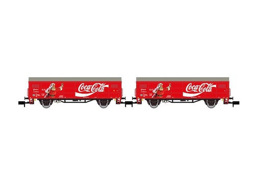 [ARNOLD HN6645  ] ARNOLD HN6645   N  RENFE, coffret de 2 wagons de marchandises couverts à 2 essieux JPD 