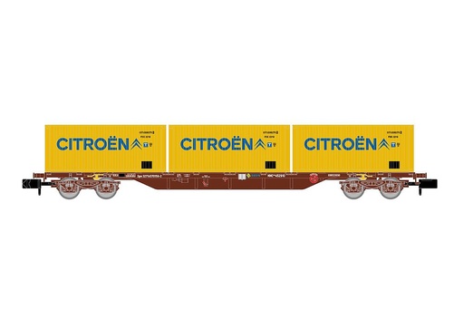 [ARNOLD HN6652  ] ARNOLD HN6652   N  RENFE, wagon à 4 essieux. Wagon plat MMC3 