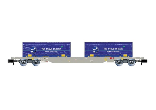 [ARNOLD HN6659  ] ARNOLD HN6659   N  wagon à 4 essieux. Wagon porte-conteneurs 