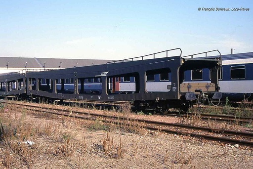 [ARNOLD HN4347  ] ARNOLD HN4347 1/160 SNCF Coffret de 2 wagons de transport de voitures DD DEV 66 