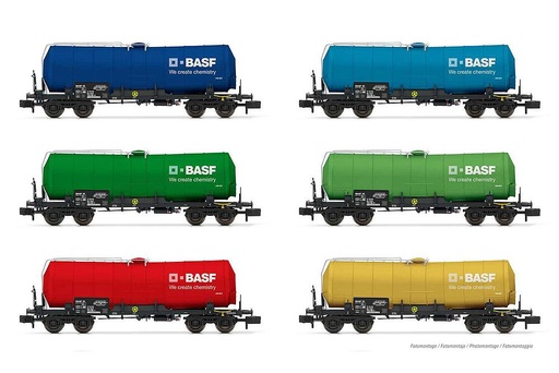 [ARNOLD HN6541  ] ARNOLD HN6541  1/160   BASF, présentoir pour wagons-citernes 