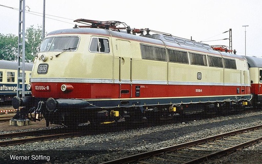 [ARNOLD HN2564  ] ARNOLD HN2564  1/160   DB, Locomotive électrique 103 004, Beige/Rouge, toit gris foncé, pantographes à un bras 