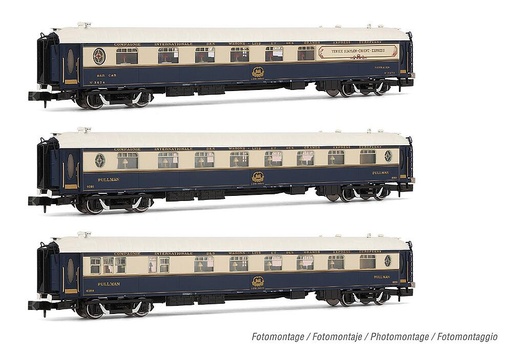 [ARNOLD HN4398  ] ARNOLD HN4398  1/160   VSOE, set de 3 wagons pour Venice Simplon Orient Express 