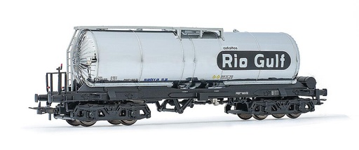 [ELECTROTREN HE6054  ] ELECTROTREN HE6054  1/87   Renfe, camion-citerne 4 essieux, chrome, Saltr / Rio Gulf 