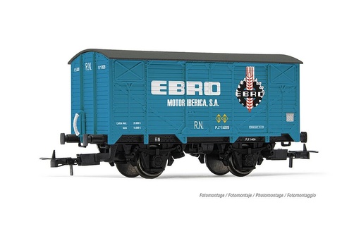 [ELECTROTREN HE6057  ] ELECTROTREN HE6057   H0  R.N., wagon de marchandises couvert à 2 essieux PJ 