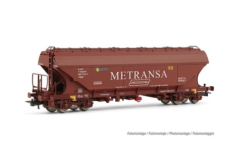 [ELECTROTREN HE6068  ] ELECTROTREN HE6068   H0  RENFE, wagon à 4 essieux. Wagon à toit pivotant TT5 