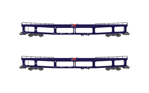 [JOUEF HJ4190  ] JOUEF HJ4190   H0  SNCB, Coffret de 2 voitures, voiture de transport de voitures DD DEV 66 