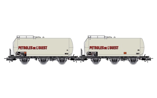 [JOUEF HJ6249  ] JOUEF HJ6249   H0  SNCF, Coffret de 2 wagons à 3 essieux. Wagon-citerne 