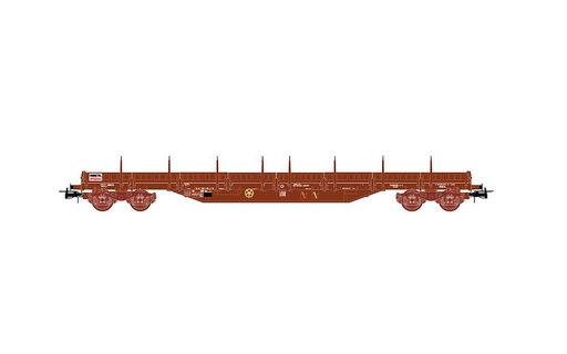 [JOUEF HJ6258  ] JOUEF HJ6258   H0  SNCF, wagon à 4 essieux. Wagon plat Res avec ranchers 