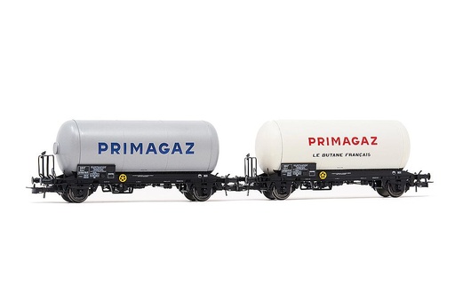 [JOUEF Hj6264  ] JOUEF Hj6264   H0  SNCF, Coffret de 2 wagons à 2 essieux. Wagon-citerne à gaz 