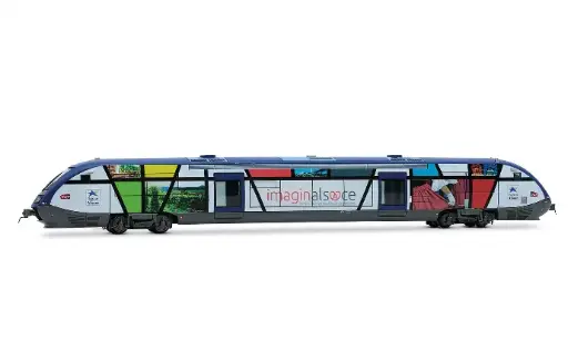 [JOUEF HJ2436S  ] JOUEF HJ2436S   H0  SNCF, automotrice diesel de la série X 73500 en nouvelle livrée Imaginalsace 