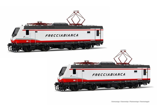 [LIMA HL2663  ] LIMA HL2663  1/87   FS Trenitalia, Coffret de 2 locomotives électriques E.464, motorisées, Frecciabianca 