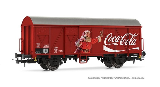 [RIVAROSSI HR6611  ] RIVAROSSI HR6611   H0  FS, wagon de marchandises couvert à 2 essieux Gs avec parois en plaques 