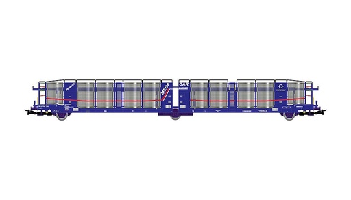 [RIVAROSSI HR6623  ] RIVAROSSI HR6623   H0  TRANSFESA/POOL HISPANAUTO, camion à 3 essieux. Wagon de transport de voitures Laeks Mega Car C 