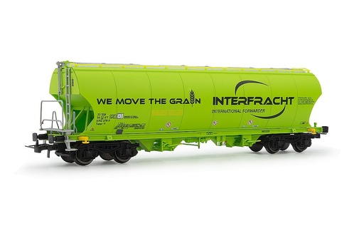 [RIVAROSSI HR6624  ] RIVAROSSI HR6624   H0  CZ-Interfracht, Coffret de 2 wagons à 4 essieux. Wagon à toit pivotant 