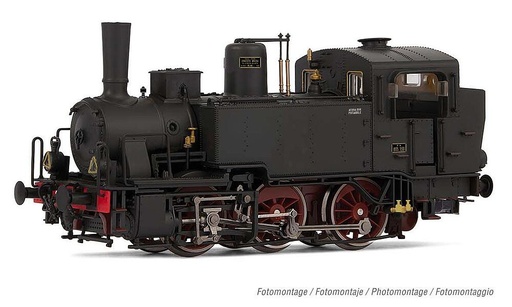 [RIVAROSSI HR2787  ] RIVAROSSI HR2787  1/87   FS, locomotive à vapeur Gr. 835, lampes à huile, boîte à eau avec rivets 