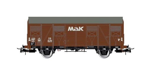 [RIVAROSSI HR6480  ] RIVAROSSI HR6480  1/87   DB, wagon marchandises couvert à 2 essieux Gmhs, MAK 