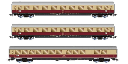 [RIVAROSSI HR4306  ] RIVAROSSI HR4306  1/87   DB, Coffret de 3 voitures, TEE Helvetia (Hambourg-Zurich) 