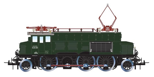 [RIVAROSSI HR2853S  ] RIVAROSSI HR2853S  1/87   DB, locomotive électrique E 33 020, verte 