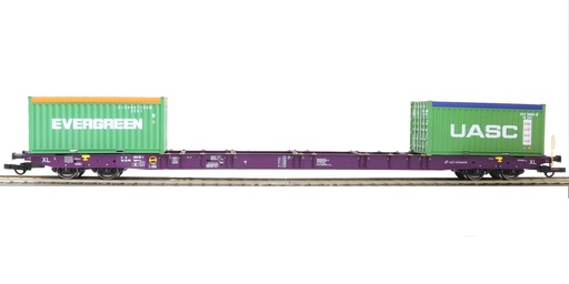 [IGRA Model 96010076  ] IGRA Model 96010076   H0 Sggnss-XL Railrelease Evergreen + UASC Open Top VI.