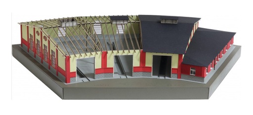 [IGRA Model 191014  ] IGRA Model 191014   H0 Remise à locomotives circulaires de Turnov H0 I.