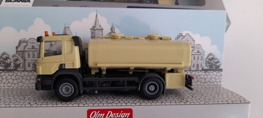 [OLM-129] Scania camion-citerne vert pâle 2 essieux Olm Design OLM-129-