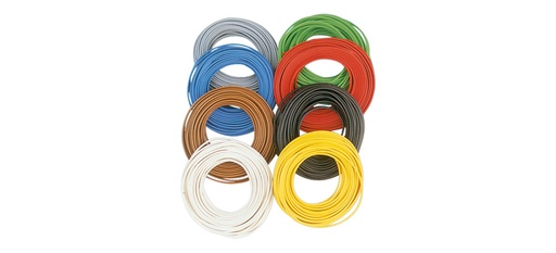 [Brawa 3121  ] Brawa 3121 Torsadé 0,14mm² 5m anneau ge 