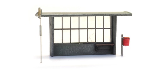 [Artitec 10.378  ] Abribus en béton pour bus et train (3x) H0 1:87 Kit de construction en résine et pièces gravées, non peintes Artitec 10.378  