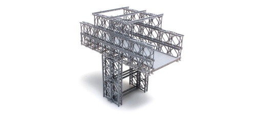 [Artitec 1870141  ] Kit d'extension Bailey Bridge H0 1:87 Kit en plastique, non peint Artitec 1870141  