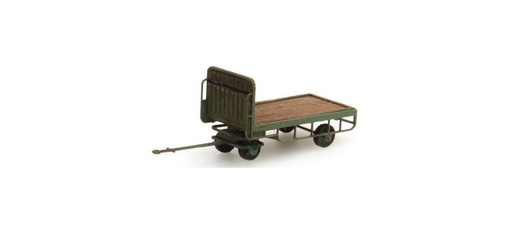 [Artitec 387.32-GN  ] Remorque diable pour quai de gare vert H0 1:87 Modèle fini en résine, peint Artitec 387.32-GN  