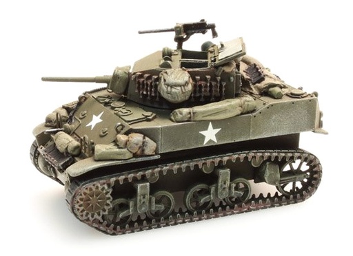 [Artitec 387.79-S2  ] US M5A1 Stuart Light stow. 2 H0 1:87 Modèle fini en résine, peint Artitec 387.79-S2  