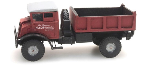[Artitec 387.202  ] Camion benne Chevrolet 3T "Jean Roggeman" ZIVIL H0 1:87 Modèle fini en résine, peint Artitec 387.202  