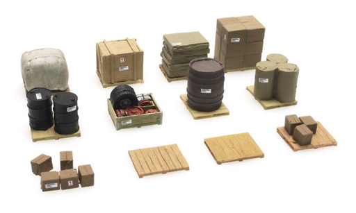 [Artitec 387.261  ] Chargement sur palettes en bois H0 1:87 Modèle fini en résine, peint Artitec 387.261  
