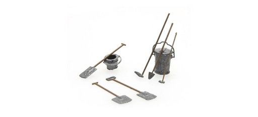 [Artitec 387.282  ] Outils de jardinage H0 1:87 Modèle fini en résine, peint Artitec 387.282  