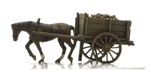 [Artitec 387.287  ] Chariot à betteraves H0 1:87 Modèle fini en résine, peint Artitec 387.287  