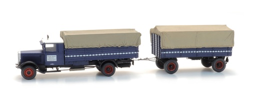 [Artitec 387.537  ] Hansa Lloyd avec remorque H0 1:87 Modèle fini en résine, peint Artitec 387.537  
