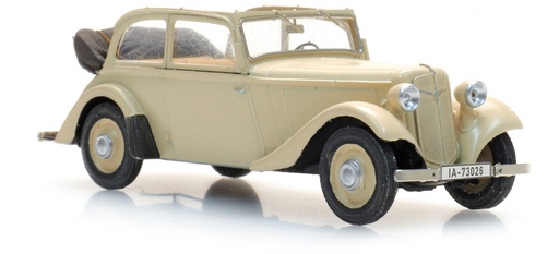 [Artitec 387.545  ] Adler Trumpf Junior cabriolimousine capote ouverte H0 1:87 Modèle fini en résine, peint Artitec 387.545  