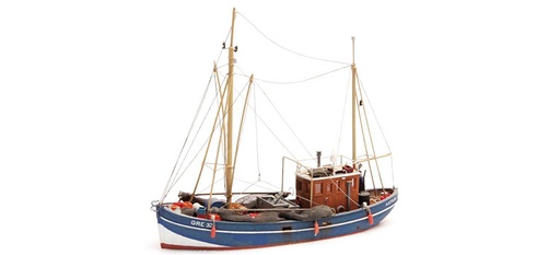 [Artitec 50.114  ] Cotre de crabe Ligne de flottaison H0 1:87 Modèle de bateau kit Résine (PU), non peint Artitec 50.114  