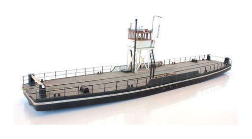[Artitec 50.121  ] Bac ferroviaire H0 1:87 Modèle de bateau kit Résine (PU), non peint Artitec 50.121  