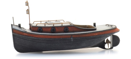 [Artitec 50.148  ] Bateau de choc "Opduwer" à coque pleine H0 1:87 Modèle de bateau kit Résine (PU), non peint Artitec 50.148  
