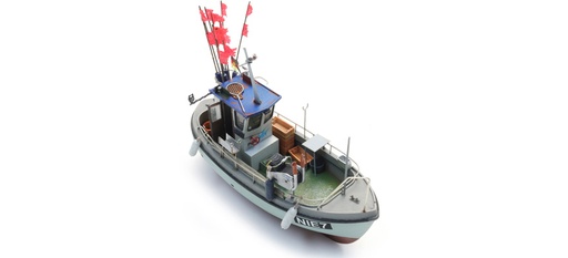 [Artitec 50.154  ] Petit bateau de pêche à coque pleine H0 1:87 Modèle de bateau kit Résine (PU), non peint Artitec 50.154  