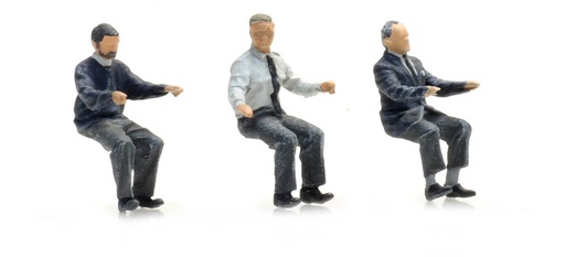 [Artitec 5870001  ] Chauffeur de bus derrière le volant (3x) H0 1:87 Modèle fini Figurines, peintes Artitec 5870001  