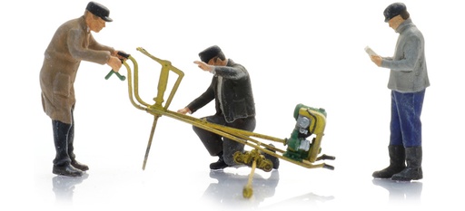 [Artitec 5870034  ] Travailleurs de la voie ferrée jusqu'en 1970 (3x) H0 1:87 Modèle fini Figurines, peintes Artitec 5870034  