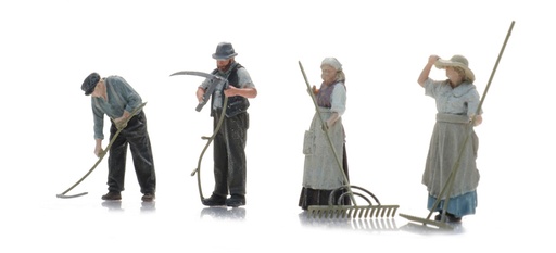 [Artitec 5870073  ] Récolte de foin à la faux (4x) H0 1:87 Modèle fini Figurines, peintes Artitec 5870073  