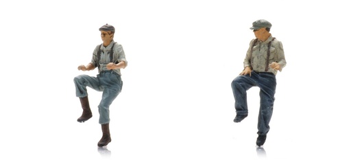 [Artitec 5870105  ] Conducteur de vélo-cargo (2x) H0 1:87 Modèle fini Figurines, peintes Artitec 5870105  