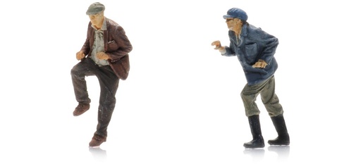 [Artitec 5870106  ] Des cyclistes de fret en sueur (2x) H0 1:87 Modèle fini Figurines, peintes Artitec 5870106  