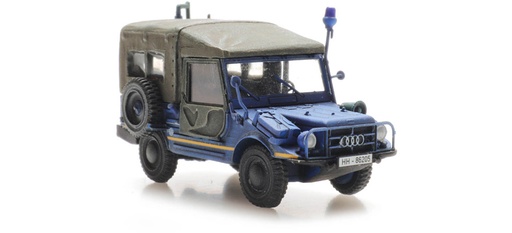 [Artitec 6870453  ] DKW Munga F91/8 THW (services techniques allemands) H0 1:87 Modèle fini en résine, peint Artitec 6870453  