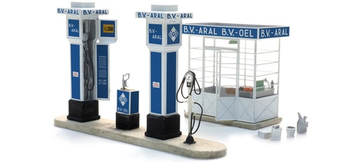 [Artitec 14.180  ] Station-service Aral en kit N 1:160 Kit en résine (PU), non peint Artitec 14.180  