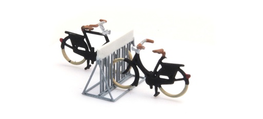 [Artitec 316.056  ] Supports à vélos N 1:160 Modèle fini en résine, peint Artitec 316.056  