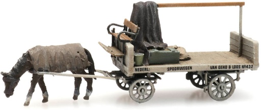 [Artitec 316.079  ] Camion à chevaux VG&amp;L N 1:160 Modèle fini en résine, peint Artitec 316.079  